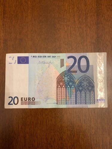 Banconota euro anno - da,