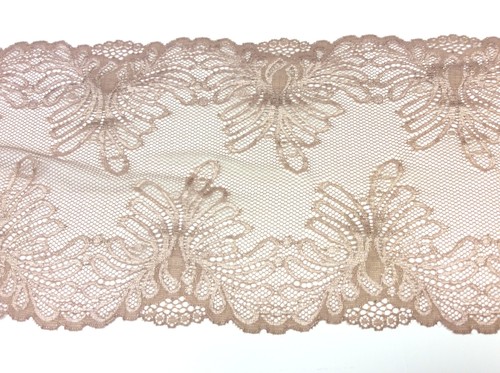 Pizzo elastico rosa - pizzo,