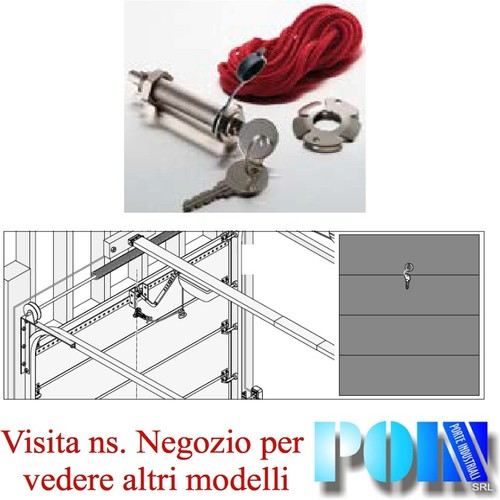 Cilindro sblocco manuale - manuale, per
