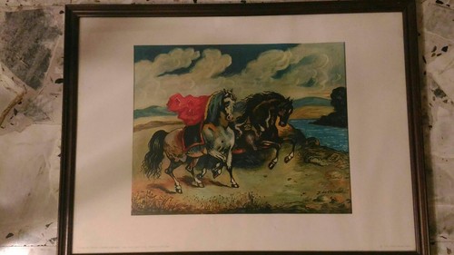Quadro ristampa chirico - quadro,