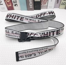 OFF-WHITE Cintura Uomo Argento