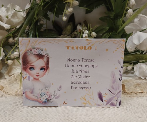 Prima comunione segna tavolo - prima,
