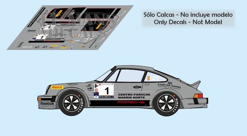 Decals porsche 911 rally de - porsche,
