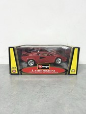 Modellino mini auto Lamborghini Countach 5000 Quattrovalvole Burago in scatola scala 1/18