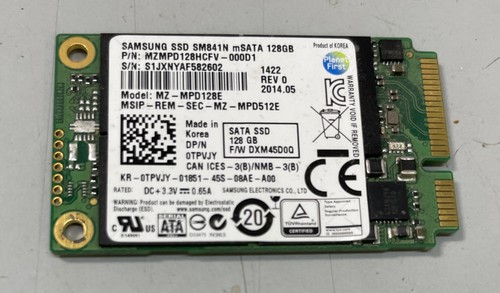 Samsung sm841n 128gb msata - sm841n, ssd