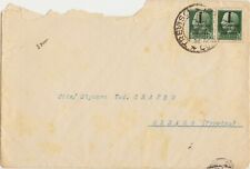 BUSTA CON 2 X 25 CENTESIMI RSI REPUBBLICA SOCIALE  X ORSAGO (TREVISO) 1944