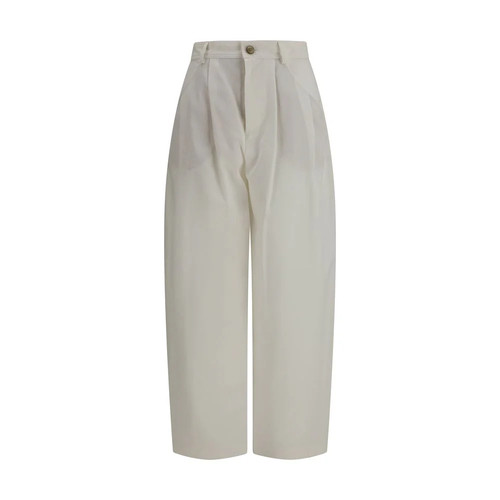 Pantalone casual seta beige - casual, in