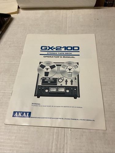 Akai 210d tape deck - gx-210d,