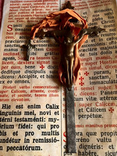 RARO FORTE ESORCISMO San Benedetto: croce in bronzo del 1700 con una piccola!!!