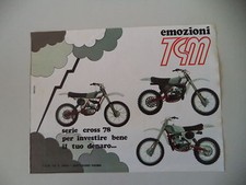 advertising Pubblicità 1978 MOTO TGM SERIE CROSS 50/125/250