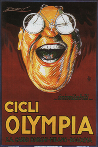 Olympia biciclette poster - olympia,