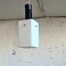 Lampadario in vetro opalino