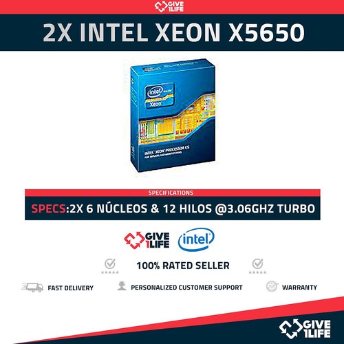 Cpu intel xeon x5650 core - 2x,