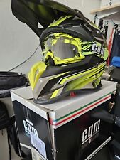 Casco Moto Cross CGM con occhialini taglia M 57-58
