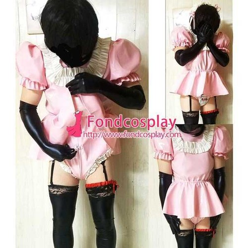 Sissy cameriera pvc vestito