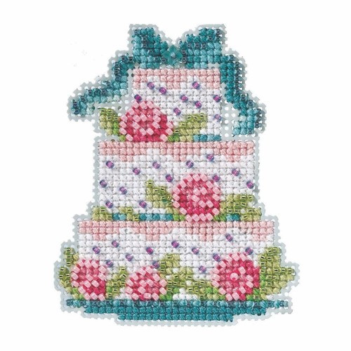 Kit punto croce perline - , torta