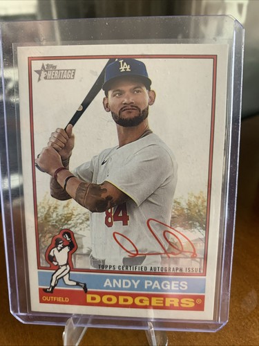 2025 topps heritage andy pages - topps,