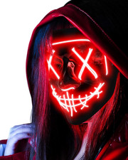 Maschera Halloween con LED 3