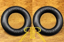 2x Autentico SINGER Vintage