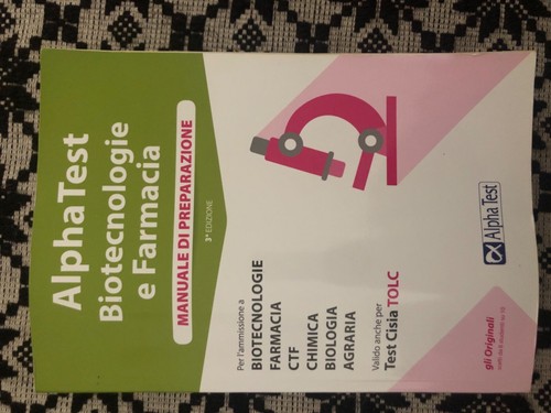 Alpha test biotecnologie - test,