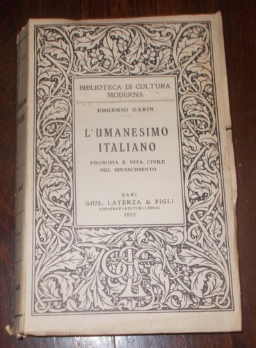 Umanesimo italiano vita - l'umanesimo,