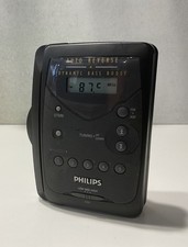 Philips AQ6548 Walkman Funzionante Cinghia Nuova Nero Cassette Leggi Descrizione