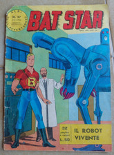 Fumetto Bat Star n. 57 -Il robot vivente -Ed. Spada- 1964-Albi dell'Avventuroso