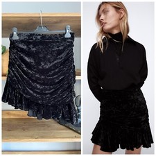 Zara minigonna in velluto M/10