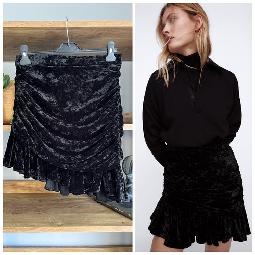 Zara minigonna velluto 10 - minigonna, in