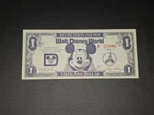 Coupon Dollaro Disney 1971 $1