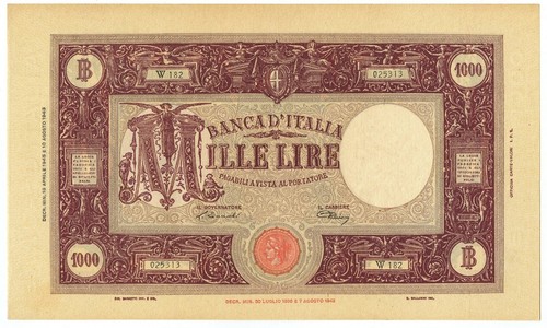 1000 lire barbetti grande - barbetti, m
