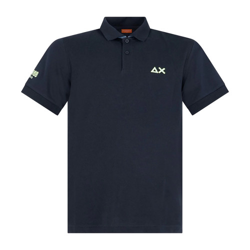 Sun68 polo blu manica corta - -,