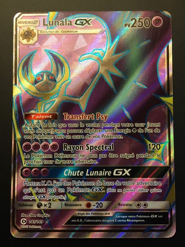Carte pokemon lunala 141 - lunala, 141/149