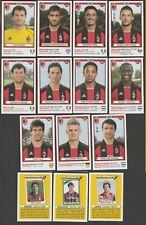 SET DI 14 FIGURINE CALCIATORI PANINI AGGIORNAMENTI COMPLETI 2010-11 MILAN NUOVE
