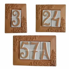 NUMERO CIVICO COMPONIBILE numeri civici terracotta giardino esterno