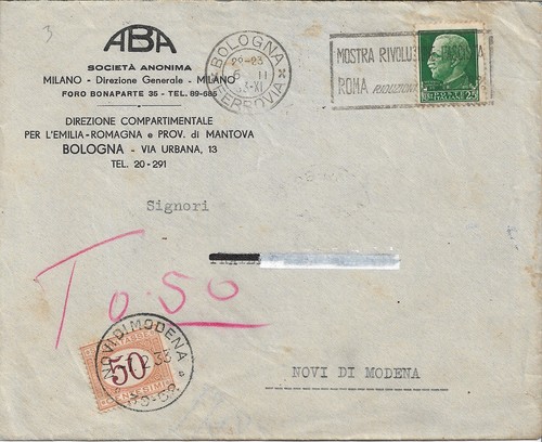 Busta viaggiata nel - , da