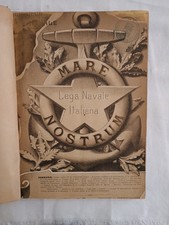 La Lega Navale Rivista Quindicinale Mare Nostrum Annuario 1900 Collezione 
