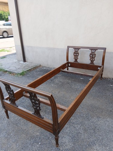 Letto piazza noce con - piazza,