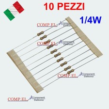 10 Pezzi Resistenze strato carbone 10 kohm 10K 1/4W 0,25 WATT 5% film carbonio