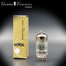 12AV7 DUMONT NOS NIB Black Wing Plates Horse Shoe Getter Tested Tube Made in USA