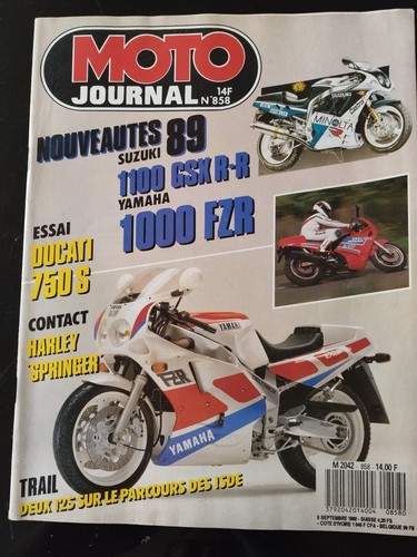 Moto journal 858 du - journal,