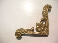 A-DA5-006  angolo per specchio  RESTAURO MOBILE stile ottone vintage
