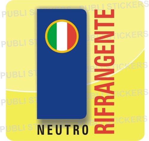 Adesivo blu rifrangente neutro - blu,