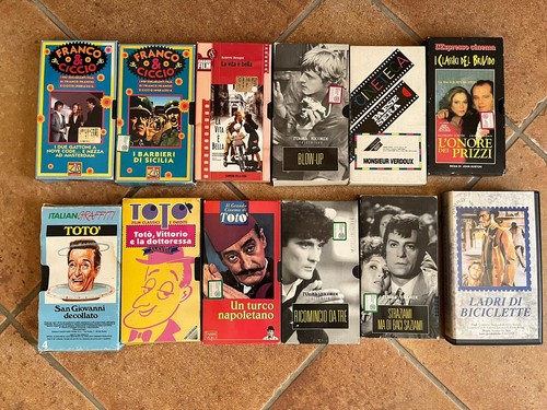 Cassette vhs vintage varie - cassette,