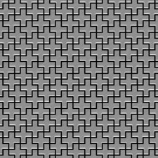 Piastrella mosaico metallo