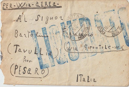 1942 franchigia per - 1942, aerea