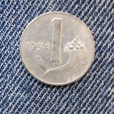 Moneta 1 lira italiana del