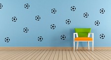 20 x adesivi da parete arte vinile calcio decalcomania da parete, specchio pareti artigianato. Calcio