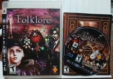 Folklore PS3 CIB completo di manuale e reg. Scheda testata Sony PlayStation 3 RPG
