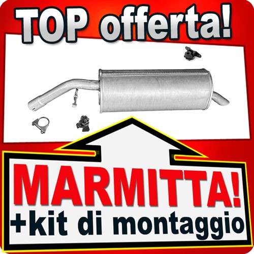 Silenziatore posteriore per - silenziatore,